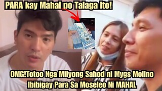 Wow! Mygs Molino iBibigay ang  Sahod  ng Youtube Chanel para sa Moseleo Ni Mahal!