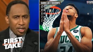 "Giannis is a Superstar" - Stephen A. reacts to Bucks take down Celtics after frantic final second