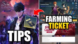 TIPS Farming Ticket Gacha! F2P Harus Lakukan Ini! | Solo Leveling: ARISE