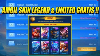 AMBIL SKIN LEGEND & LIMITED GRATIS DI EVENT MY IM3 X MOBILE LEGENDS!! | EVENT MLBB