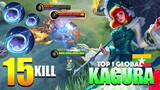 Kagura Revamp Stronger than Before?! | Top 1 Global Kagura Gameplay By αpαwstrαw в'S. ~ MLBB
