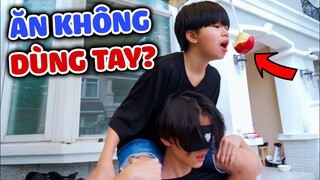 ĂN KHÔNG DÙNG TAY? | CHƠI CÁC TRÒ SIÊU HOT TRÊN TIKTOK | SUNNY TRƯƠNG