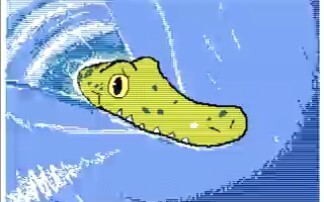 【French animator Kéké】Wing Crocodile