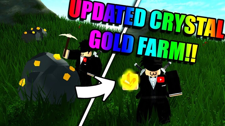 *NEW* CRYSTALLIZED GOLD AFK FARM (GET CRYSTALLIZED GOLD FAST) | ROBLOX SKYBLOCK [BETA]