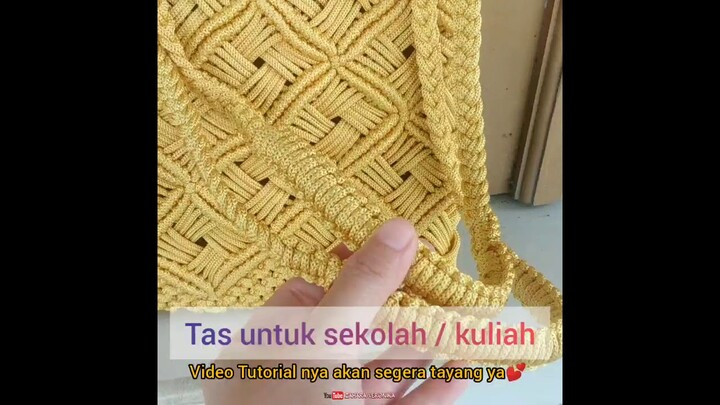 Tas tali kur untuk KULIAH / SEKOLAH #Short