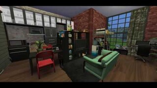 Garage transformed Into a House // Garagem transformada em uma Casa - TS4 [SPEED BUILD]