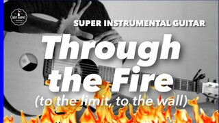 Through The Fire Nina Chaka Khan Instrumental guitar karaoke version with lyrics