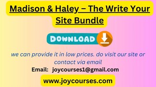 Madison & Haley – The Write Your Site Bundle