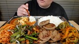 ' 한식급식 ' 먹방 (육개장,떡갈비,한식반찬들) MUKBANG