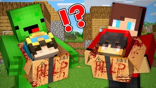 WOW JJ & Mikey found Nico & Cash in The Boxes in Minecraft - Maizen challenge