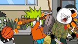 [Zombie Animation] When the school is overrun by zombies, another bandit raids! Double attack, can t