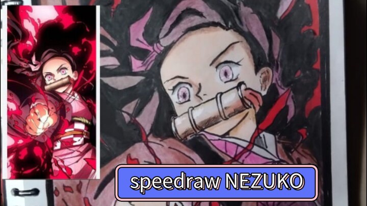 Drawing demonslayer figure Nezuko🔥🔥🔥🔥