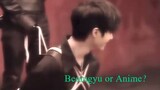 r u sure this is choi beomgyu and not an anime character?