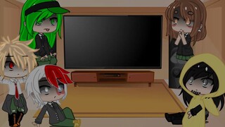 Bnha reacts to pusher meme Ft:V! Deku *Blood warning* ||Read desc||
