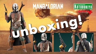 The Mandalorian Star Wars Kotobukiya ARTFX+ Statue Unboxing