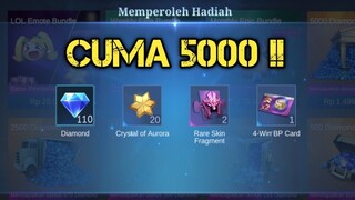 PLAYER GRATISAN MASUK ! BIKIN MOONTON RUGI, CUMA 5000 DAPET BANYAK DIAMOND !!