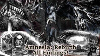 Amnesia: Rebirth - All 4 Endings!