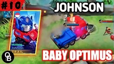 Si Bayi Raksasa...!!! JOHNSON X BABY OPTIMUS - MLBB Skin MOD
