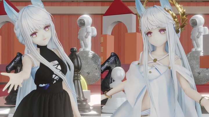 [Arknights/Cloth Solution MMD] Bisakah dua kali lebih banyak gadis di meja depan mendatangkan kebaha