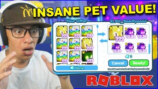 I got my new 'HUGE GOLDEN PIXEL CAT' for FREE! sa ROBLOX PET SIMULATOR X