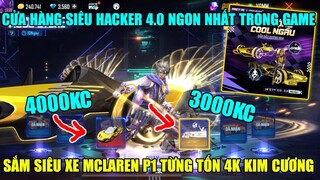 FREE FIRE - Cửa hàng moco store, Săn siêu xe Mclaren & hành động cool ngầu đại hạ giá rẻ! | THI BLUE