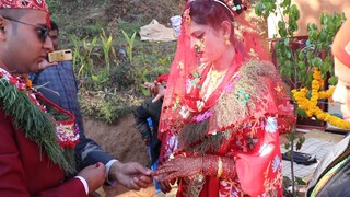 Exchanging Rings in Marriage | Cultural Marriage in Nepal |