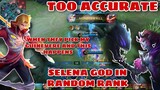 WHEN THEY PICK MY GUINEVERE AND THIS HAPPENS - SELENA GOD IN RANDOM RANK - OPEN MIC - MLBB