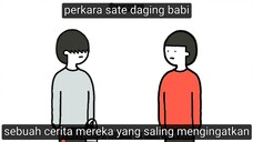 perkara sate daging babi - animasi lucu pengkatalis