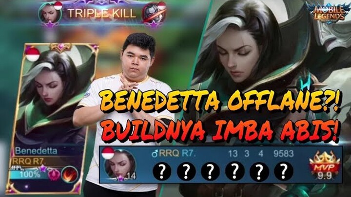 R7 BENEDETTA OFFLANE?! AUTO MVP BOY! BUILDNYA GINI! HILDA SAMPE NANGIS!