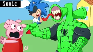 Sonic Green Siren Roblox Piggy Funny Moments