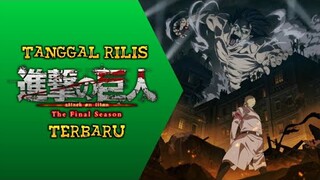 Tanggal Rilis Terbaru Attack on Titan Final Season atau AOT Season 4