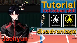 The Spike. Volleyball 3x3. Jaehyun. Tutorial Individual skill. Determination (disadvantage)