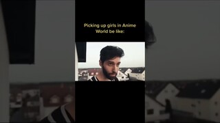 Picking up girls in Anime world