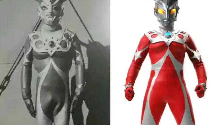 Gambar desain casing Ultraman bekas, termasuk gambar asli generasi pertama dan Ace, dapatkah Anda me