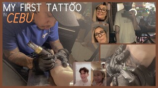 FIRST TIME GETTING TATTOO IN PHILIPPINES (my families reaction)