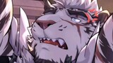 Arknights: Mountain's expression~ I love it! Big cat is angry (╬◣ω◢)