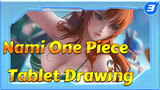 SakimiChan (ilustrator Kanada) / Tablet Drawing / Nami One Piece / Kecepatan Enam Kali_3