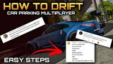How to Drift in New Update | Easy Steps From Subscribers | Rate it