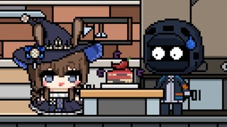 Amiya: "Doctor, this is a cake carefully prepared for you!"