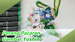 [Perang Pacaran] Gambar Yoshino Dengan Spidol