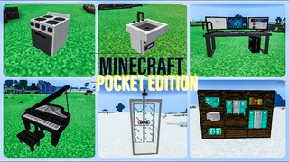 THE BEST FURNITURE MOD/ADDON FOR MINECRAFT PE 1.14 - 1.16+ [UPDATED]