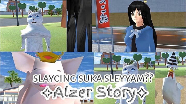 ALZER STORY [ slaycing suka sleyyam ] DRAMA SAKURA SCHOOL SIMULATOR