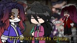Hashiras react to If Yoriichi meets Giyuu || GCRV || Demon Slayer ||