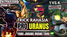 TRICK PRO URANUS || URANUS GAMEPLAY || URANUS BEST BUILD 2024.MLBB/MOBILE LEGENDS