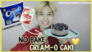 NO BAKE CREAM-O CAKE NA 2 INGREDIENTS LANG!!! (Super Dali!) | Sean Gervacio