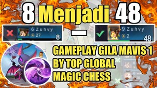 MAVIS COMMANDER TERBAIK | GAMEPLAY GANAS MAVIS 1 BY TOP GLOBAL MAGIC CHESS | AUTO JUARA 1