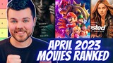 Best and Worst Movies of April 2023 RANKED (Tier List)