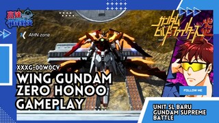 Menyala Gundam ku.. 🔥🔥| Gundam Wing Zero Honoo | Gundam Battle CN