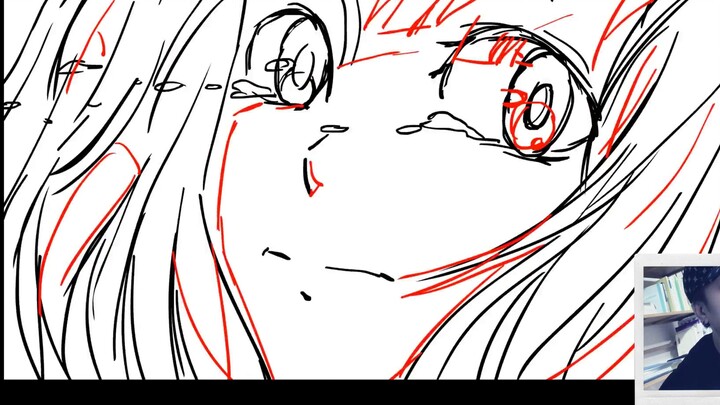 【Animation Tutorial】Action design of a girl crying and turning her head