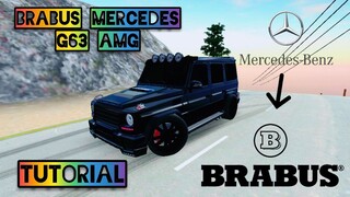 How to make a Brabus Mercedes G63 AMG in Car Parking Multiplayer